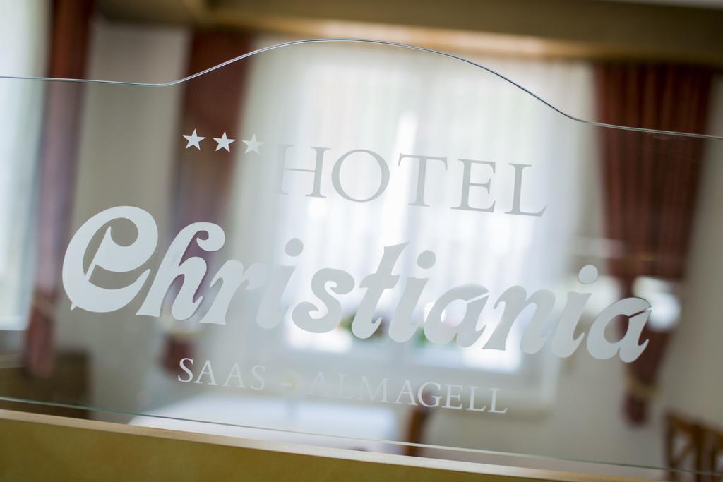 Wellness- Und Schneesporthotel Christiania Saas-Almagell Exterior foto